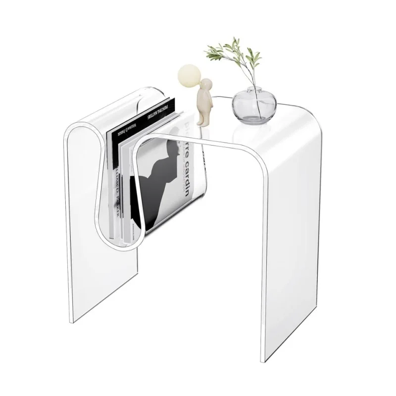 Hot Selling Acrylic Table For Living Room Small Coffee Table Simple Design Coffee Table M Shape
