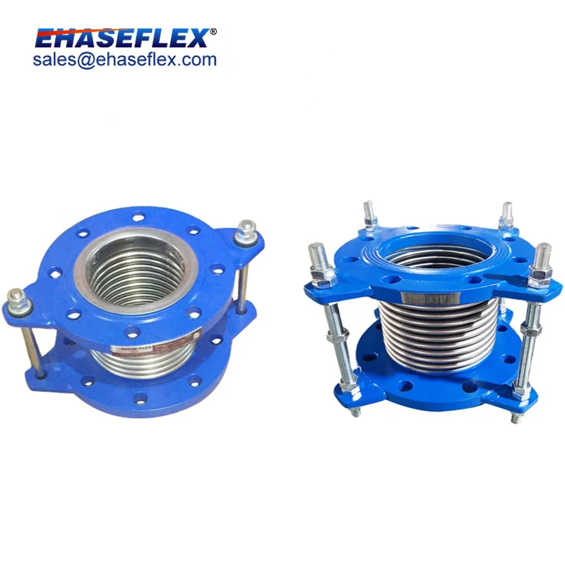 Non-Welded Flexible Joint Bellows Corrugated Metal Hose With Tie Rods And Flanges