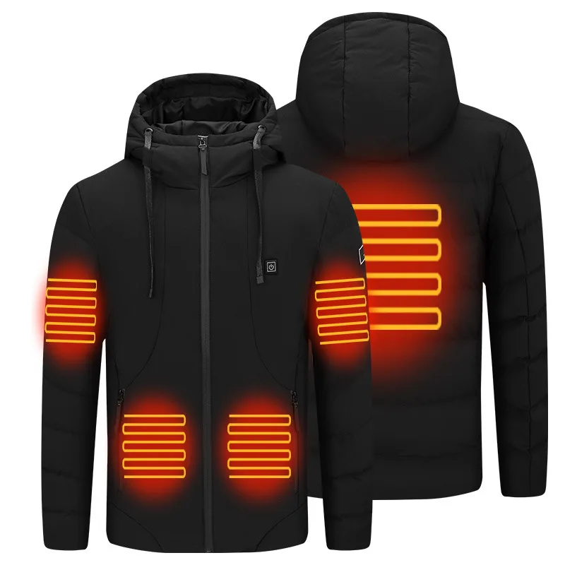 usb heated jacket 6xl usb rechargeable electric winter heated jacket for men heating mens heated motorcycle jacket unisex