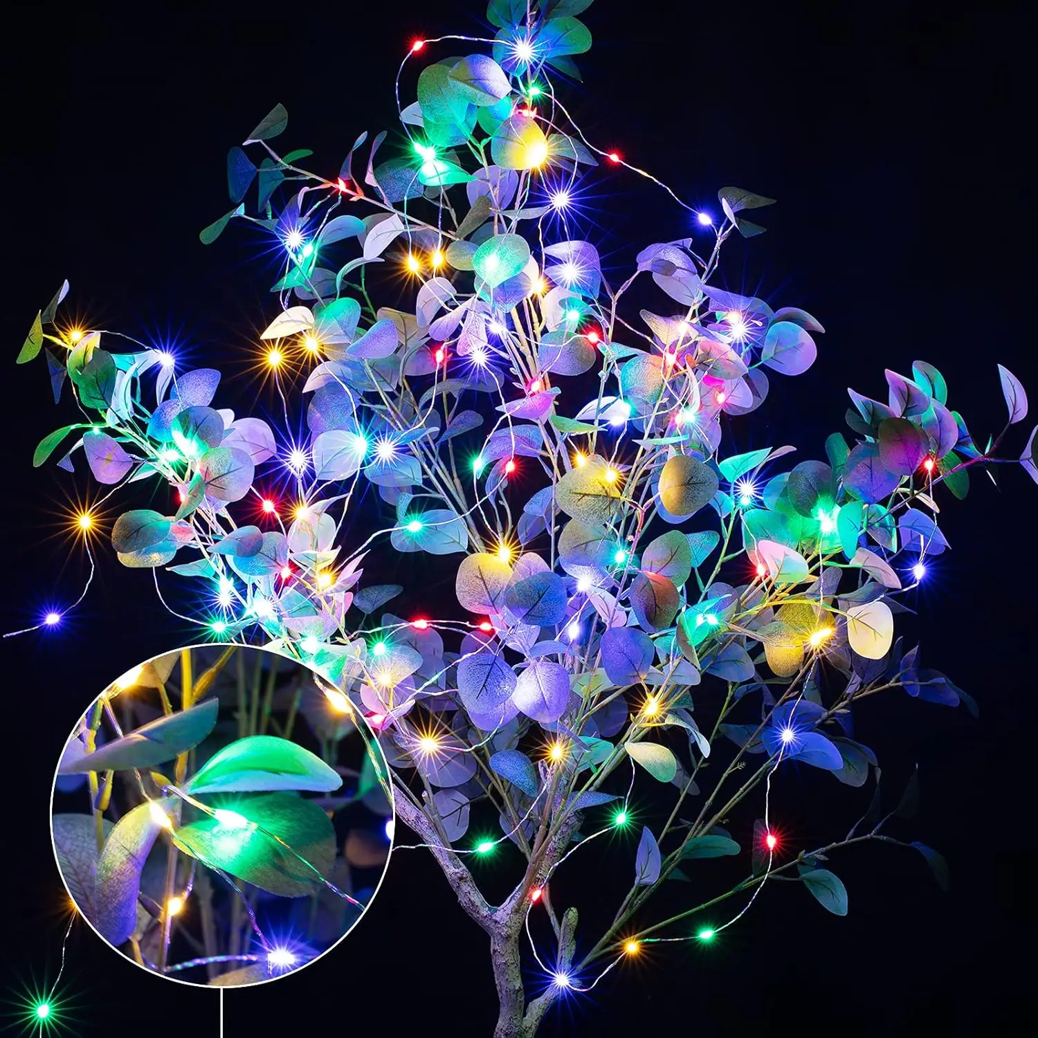 Holiday Decoration Lighting Led USB Solar Barrty Copper Wire LED Lights StringParty LED Fairy String Lights