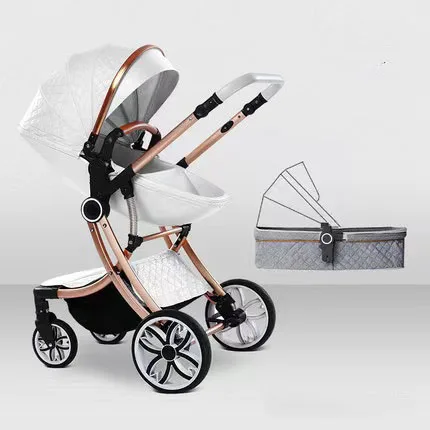 high landscape stroller baby pram with egg shape super fashion four wheels baby stroller for 0-4 years old kids