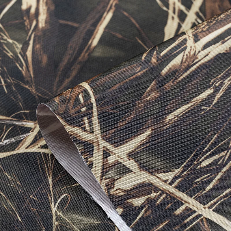 Customized fabrics 600D Oxford fabric camouflage printing PU waterproof coating polyester fabrics