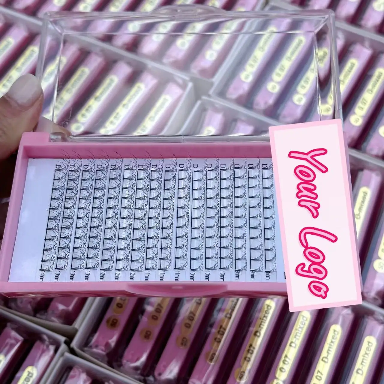 0.05 0.07 0.10 korea PBT material best silk cruelty free 3D 4D 5D 6D 10D volume premade fan eyelashes