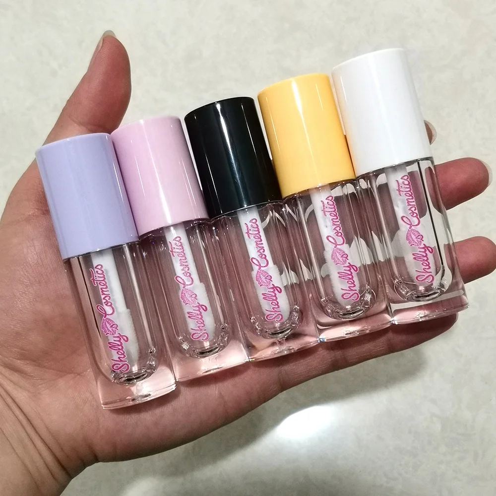 RTS 5ML 6ML 6.5ml 8ml 10ml Big Brush Lip Gloss Wand Tubes Brush tip lip gloss tubes