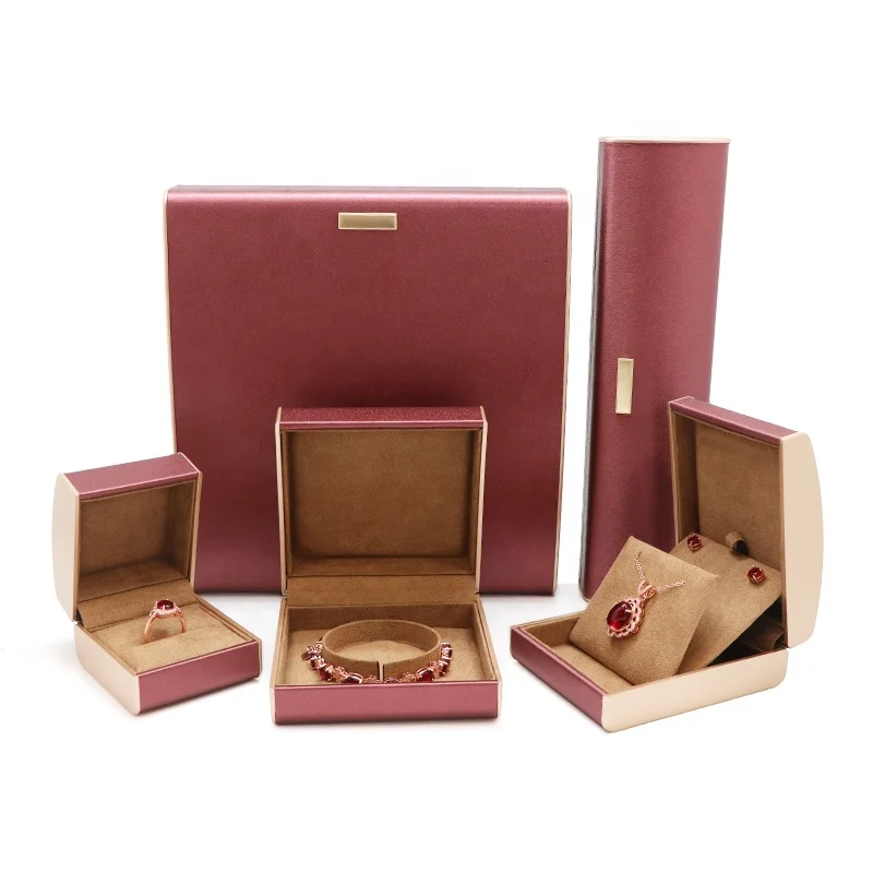 Factory In Stock Person Ring Box Custom Fashionable Jewelry Set For Boxes