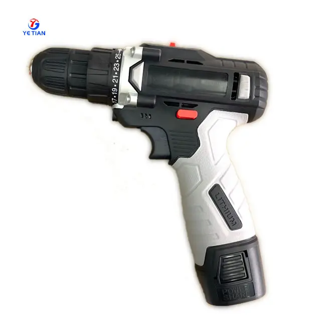 China supplier powerful 2.0Ah Battery cordless for electric drill power hand impact drill driver drilling machine