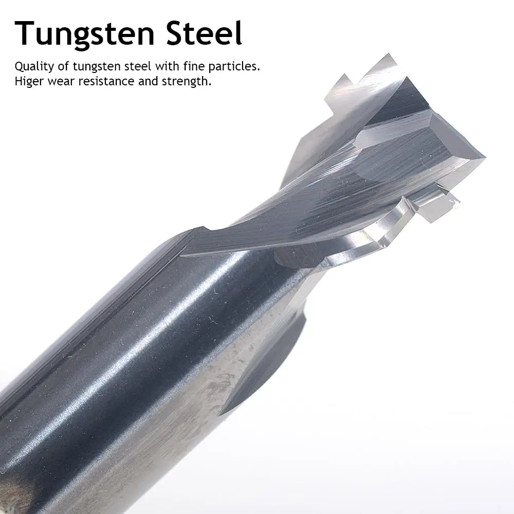 WEIX custom cnc 6mm 8mm neon sign end mill CNC router bit led flex dedicated milling cutter for acrylic neon light