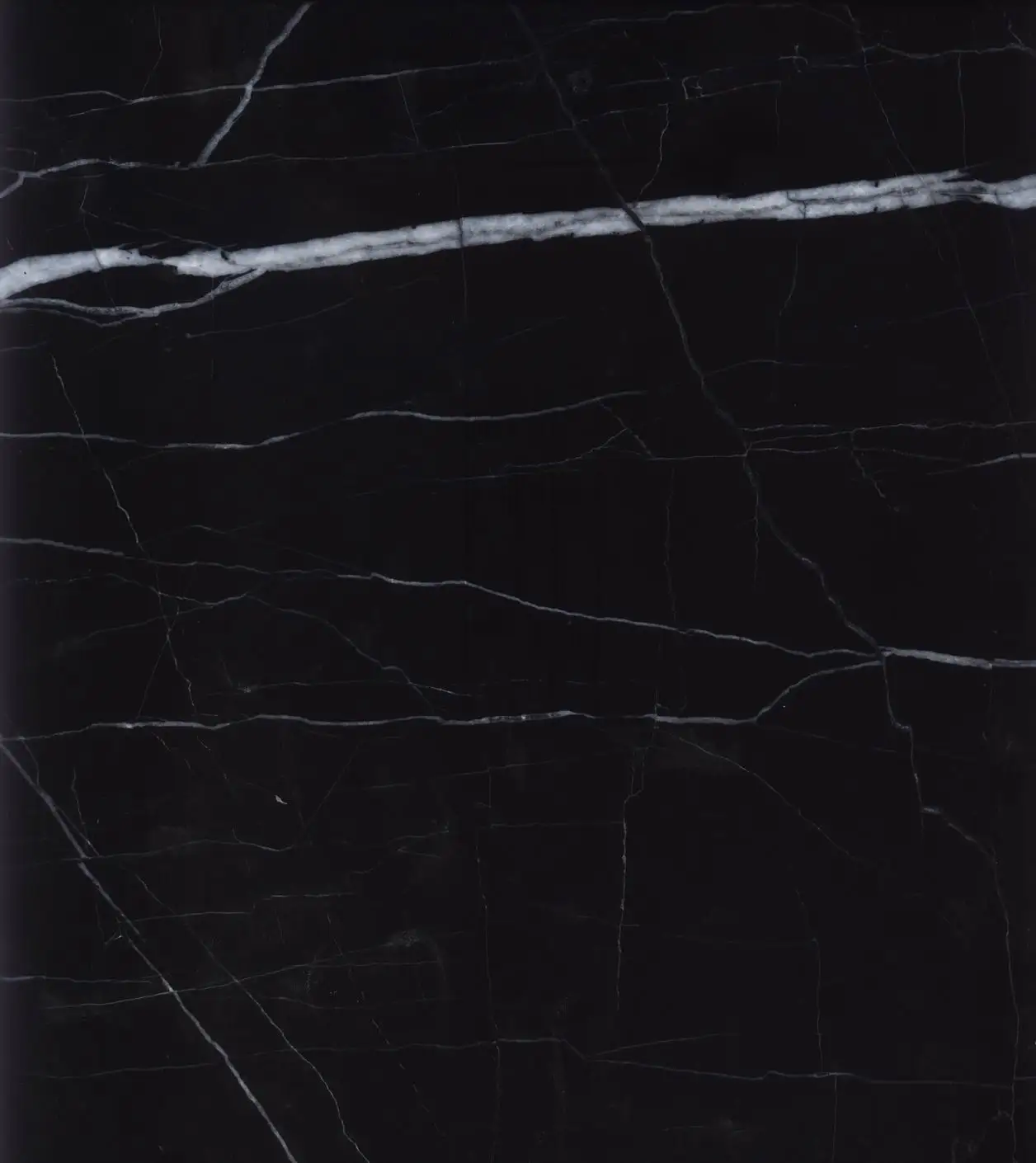Polished black nero marquina marble tiles black marble with white veins staircase