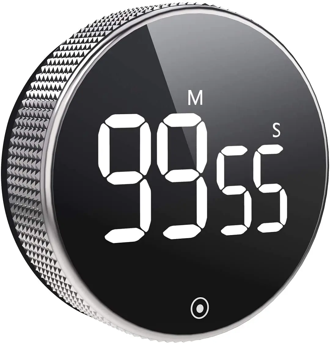 Magnetic LED Countdown Digital  Kitchen Timer round  with 3 Level Volume led digital timer