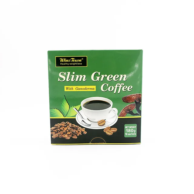 Wansongtang Slim green coffee with ganoderma private label coffee instant coffee weight loss