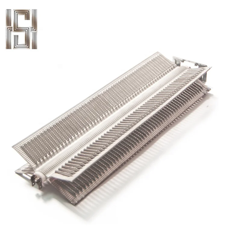 6063 Aluminum X Shaped Electric Convection Electric Heating Element Convector