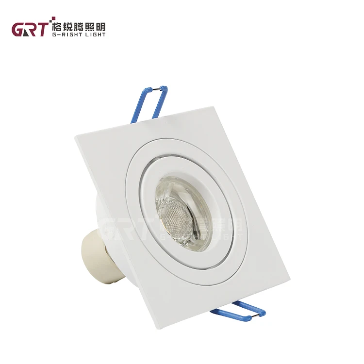 High Brightness Indoor Household Commercial Aluminum 7w 9w Embedded Mounted Led Downlight