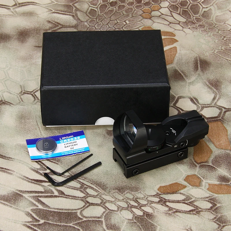Classics 1x Red Dot Sight 4 Type Teticles Scope for You to Aim Target 2-0097