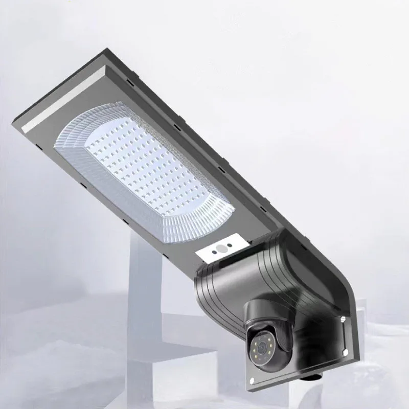 Outdoor led integrated solar light with surveillance camera solar lighting monitoring system street light