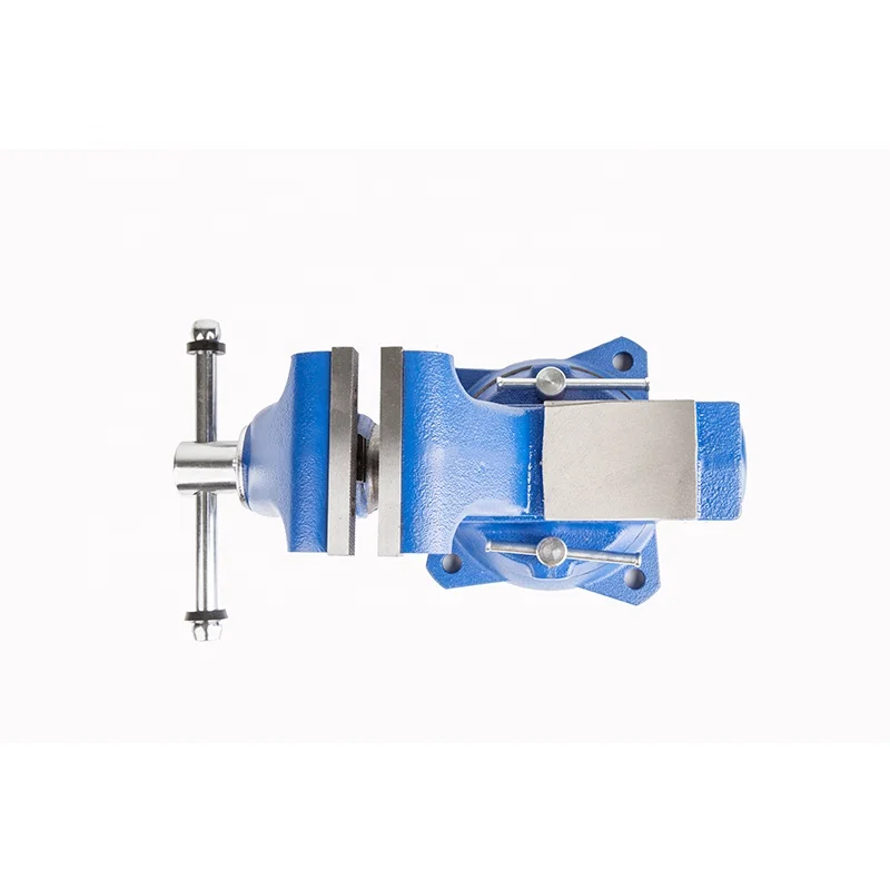 Ductile Iron Factory low price 1745A 360 swivel base heavy duty adjustable bench vise