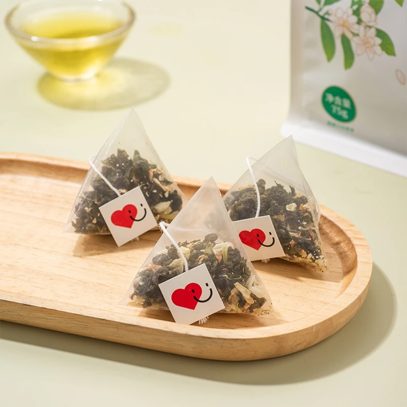 58/2000  Multi-flavor combination of processed or flavored tea nylon corn fiber triangle bag four corner bag flavored tea custom