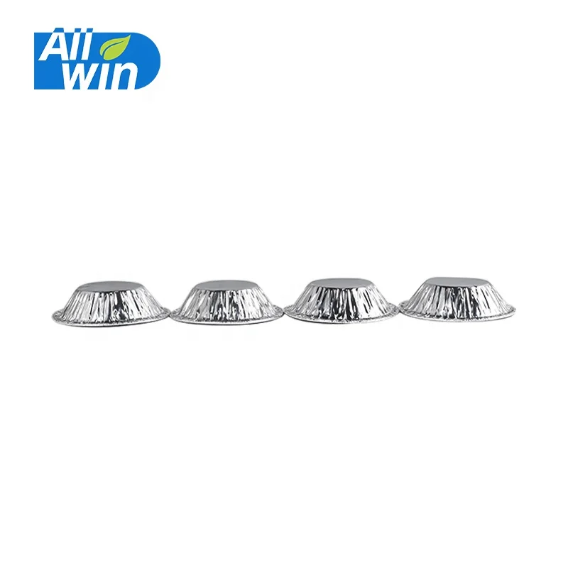 20ml Mini Egg Tart Cups Christmas Aluminum Foil Baking Container Egg Tart
