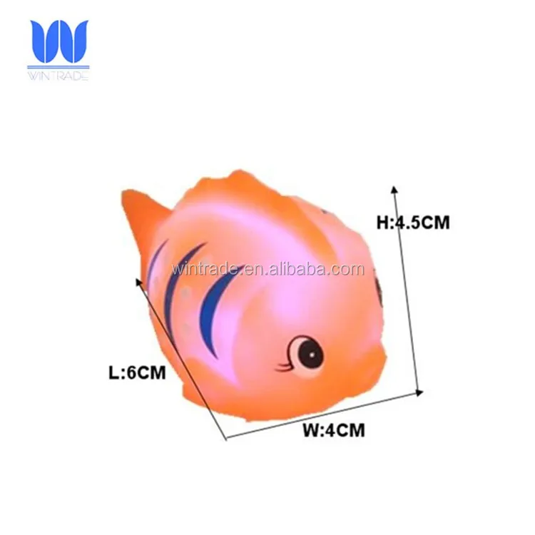 BSCI Certificated Custom Made Vinyl Light Up Bath Toy for Kids