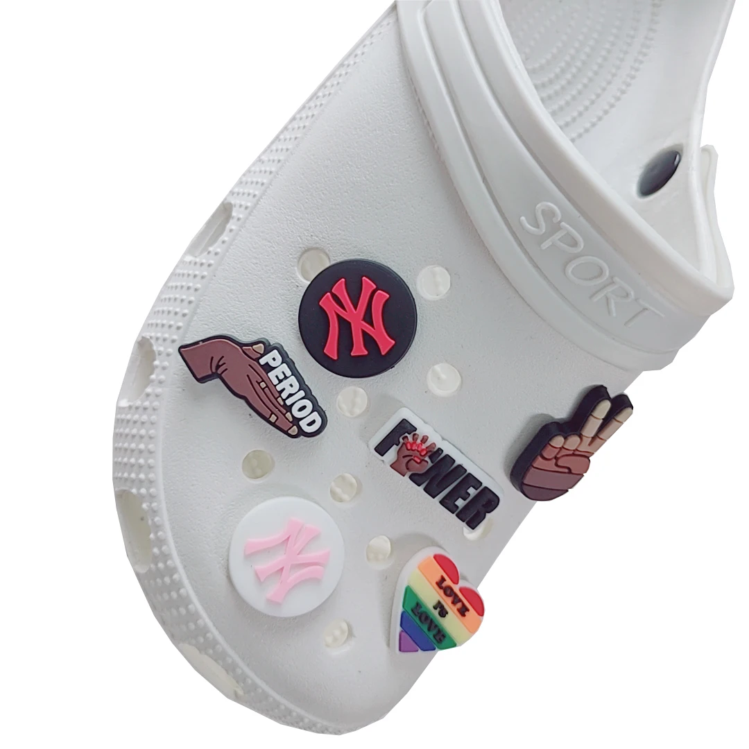 
Custom Designer Clog Shoe Charm Black Girl Magic Shoe Charms for Croc Shoe and Kids Gift 