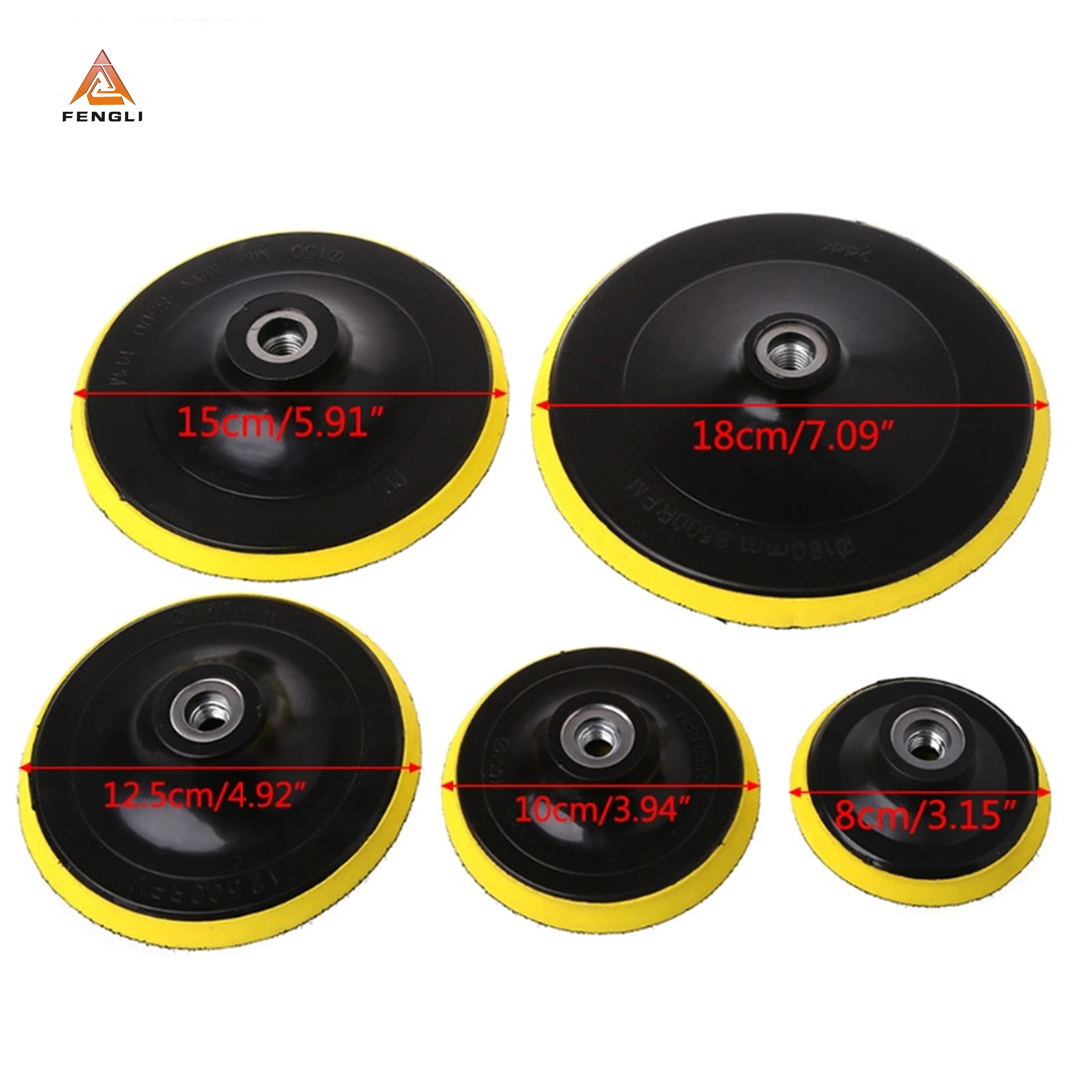 Plastic flocking adhesive disk sandpaper chuck glass electric pallet mill sponge polishing machine chuck