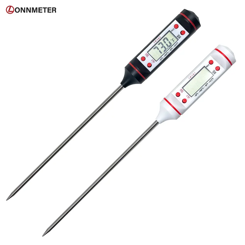 Lonnmeter Бытовая карманная ручка в стиле цифровой мгновенный считывание мяса и конфет кулинарный термометр для кухни