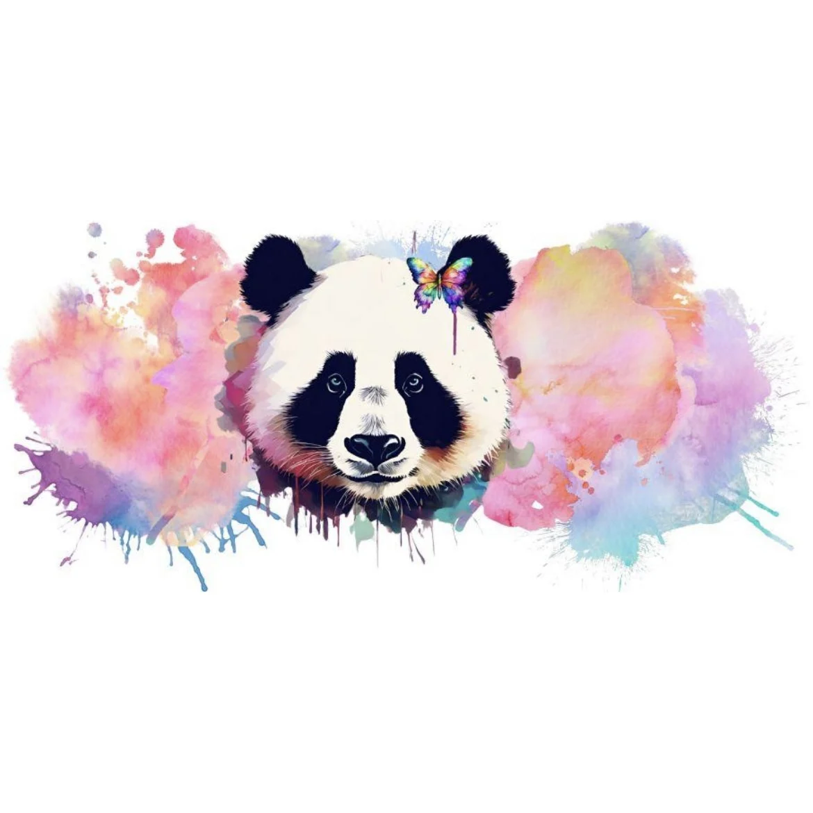 Hot Sale Custom Printing Fashion 16 20oz UV DTF Impresiones Cup Wrap Designs Transfers Waterproof Panda Cute Stickers Decals