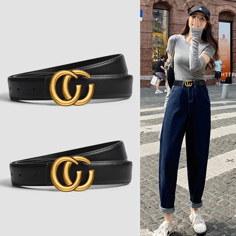 Женский дизайнерский ремень из натуральной кожи