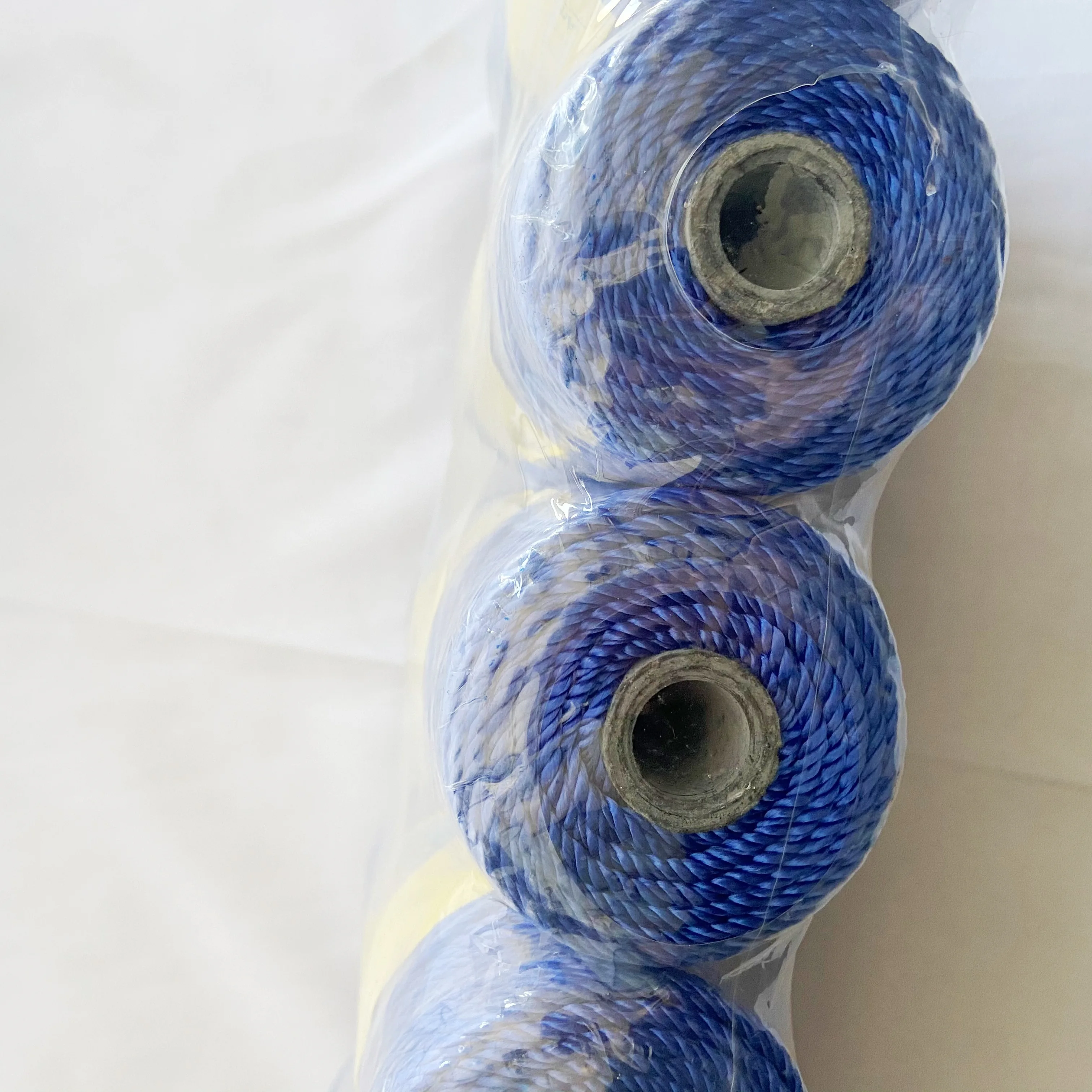 100% Polyester Multifilament Fishing Twine Ring Spun Twisted Nylon Twine 210D/3-150 Ply