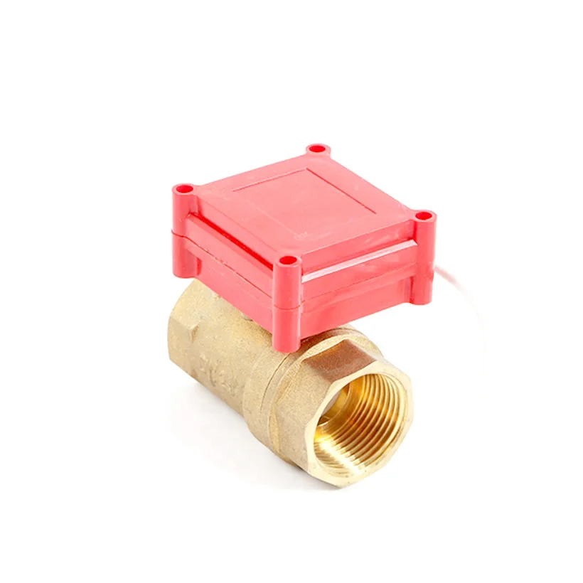 small 5v 12v  motor operated 2-way DN25 motorized ball valve