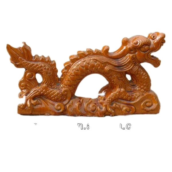 asian gazebo chinese temple clay roof tile with dragon and crystal ball
