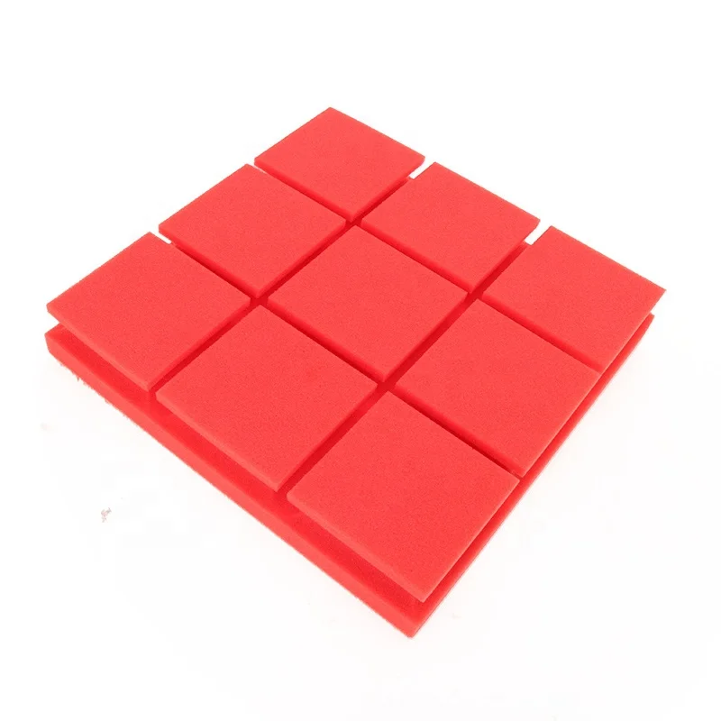 Three Head square Design Studio Wedge Tile Soundproof and Sound-absorbing Wall Panel