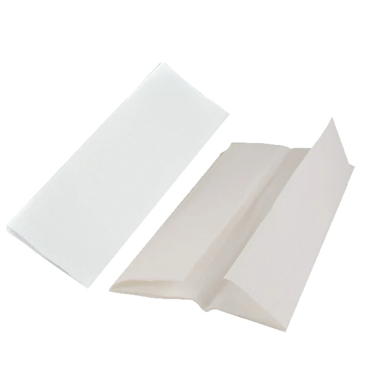 High Quality Single Sheet White Toilet Paper 1 Layer Collapsible Absorbent Paper Hand Towel