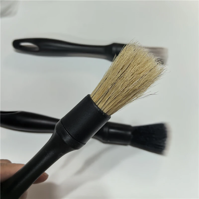 SHODA car detailing brush for wash care cleaning interior exterior wheel gap tire air vent leather car detailing brush soft kit
