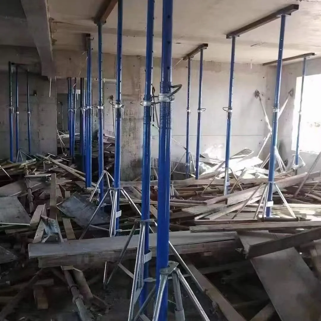 Modern Scaffolding Adjustable Pillars Galvanized Cross Pillars Support Heavy Formwork Scaffolding Pillars Concrete Plate Support