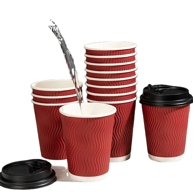 Ripple Coffee Cups 16z Ripple Cup 500 ML Ripple Paper Cup