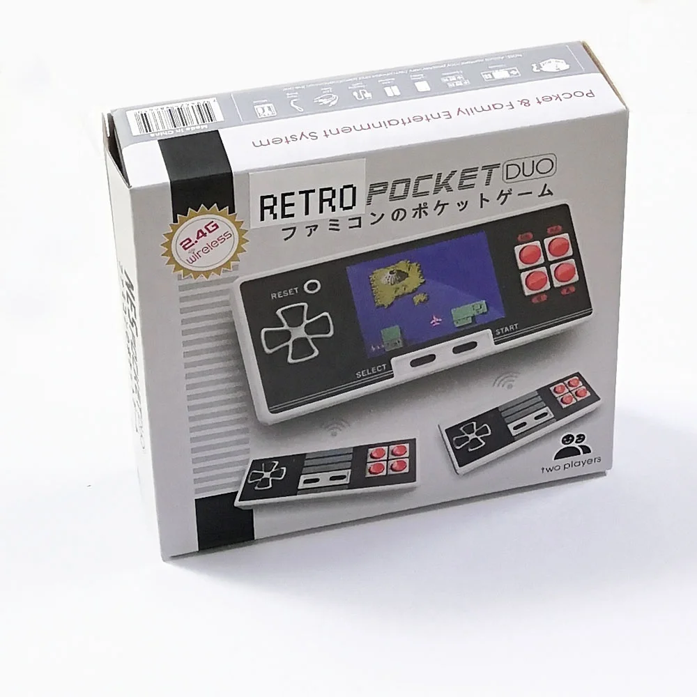 2.8 Inch Video Game Console 200 Games Built in Retro Classic Handheld Game Console With Wireless Controller Support Two Players