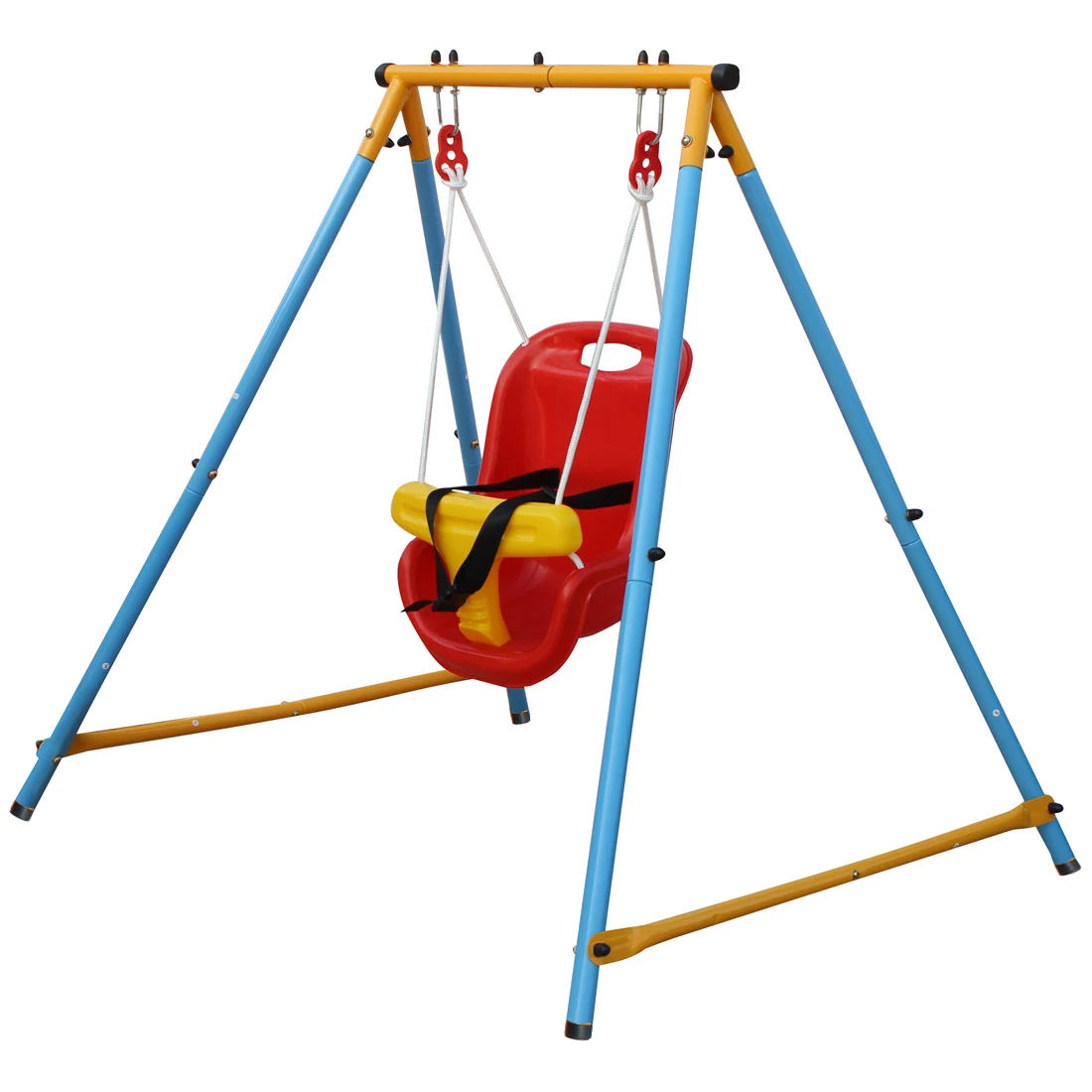 Swing Set for Toddler with safety belt Heavy-Duty Kid Swing Set for Backyard Baby Swing Indoor and Outdoor Play