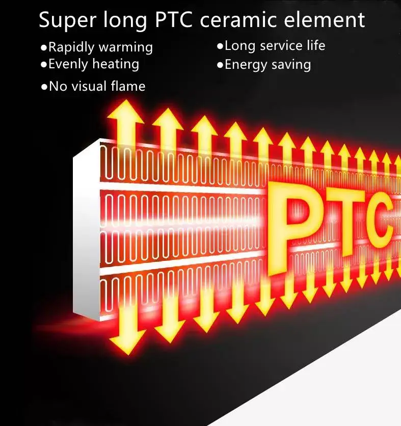 Electric fireplace heater household 3D simulation fire mountain heater bedroom bathroom small air conditioning hot fan