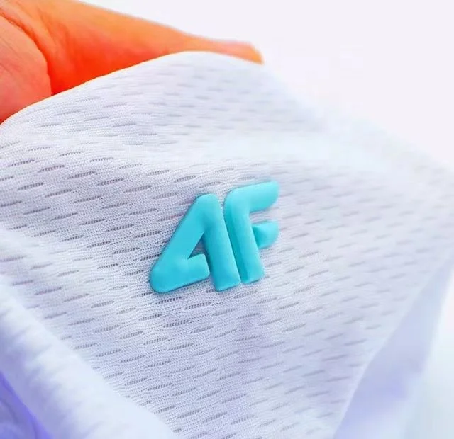4f Embossed Garment Tpu Silicone Letter Logo Label Custom 3D Printed Tpu Patches Heat Transfer Tpu Logo for Clothes