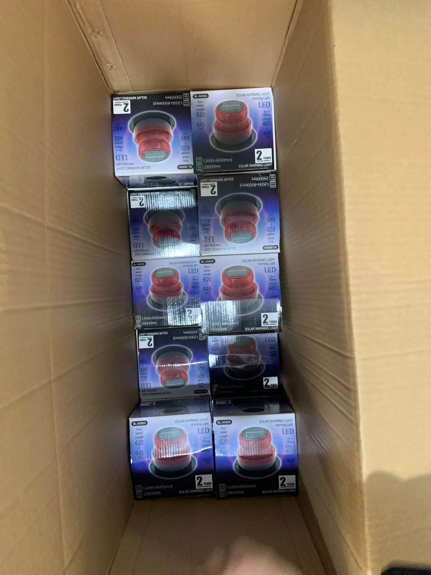 
Solar Marine Nautical lights LED Warning / off road LED red solar flashing lights marine lantern 