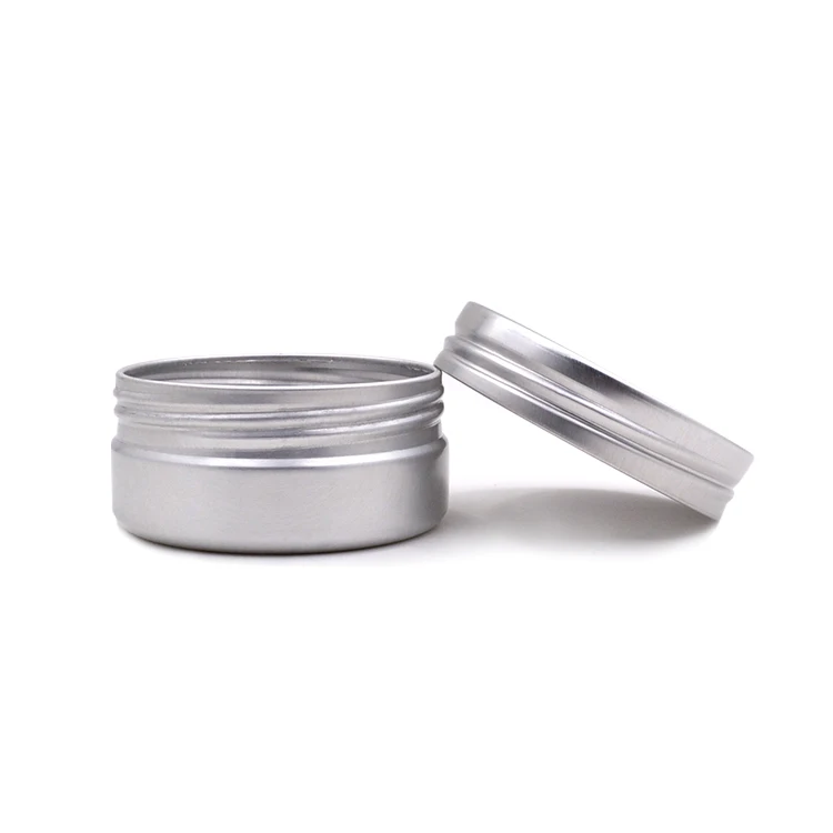 50ml Aluminum Jar Metal Candle Container 1.67OZ Round Empty Candle Jars
