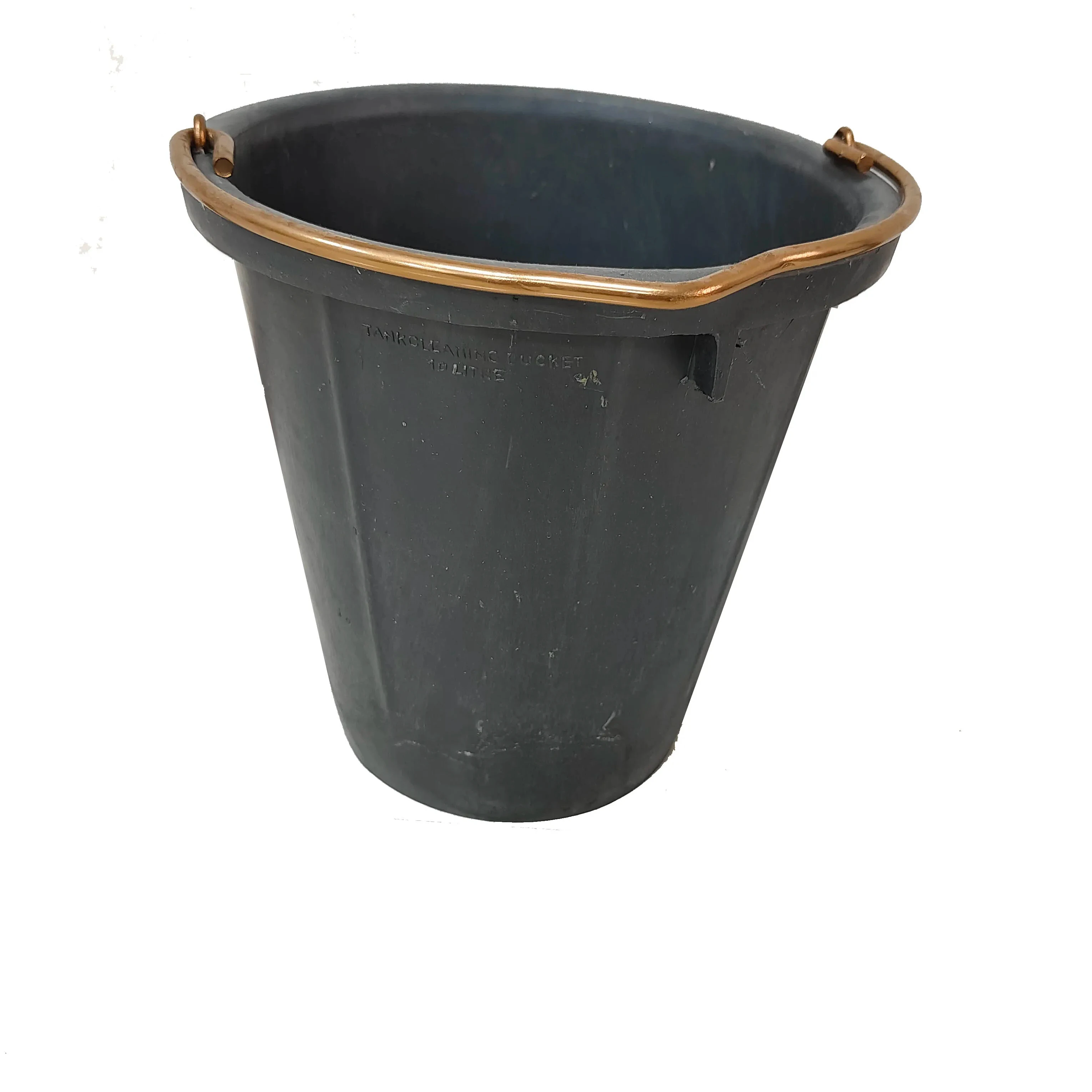 IMPA590611 High quality Spark proof Neoprene Rubber Buckets/black round rubber bucket/Marine rubber bucket