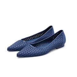 Cute colorful flat jelly sandals anti-slippery women jelly flat