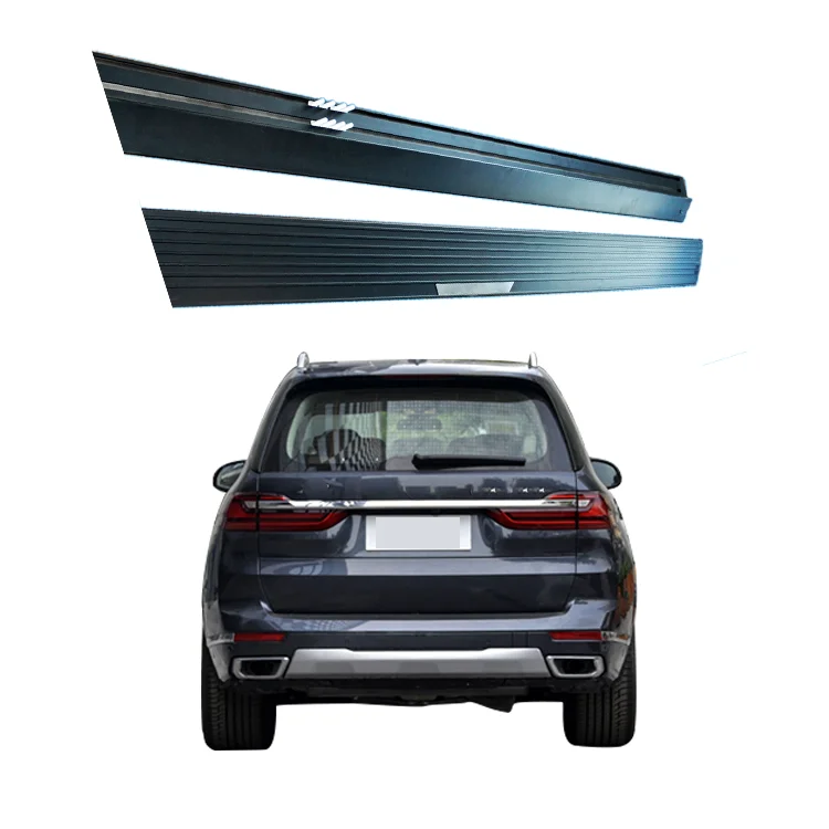 LED Sliding Door Threshold Pedal  Panel Foot Side Step For BMW X7