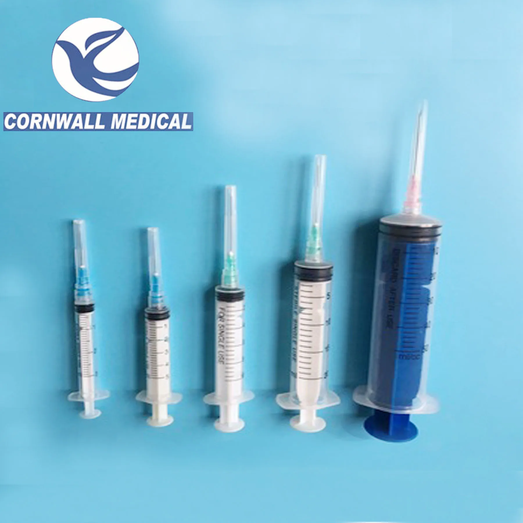 
injection smoothly low friction medical latex free Syringe with needle 1ml 2ml 2.5ml3ml 5ml 10ml20ml30ml 50ml 60ml 100ml 