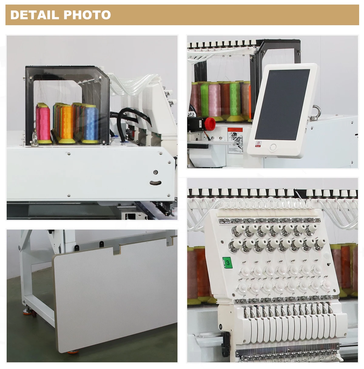 SIV high speed three head hat embroidery machine computerized embroidery machine for cap