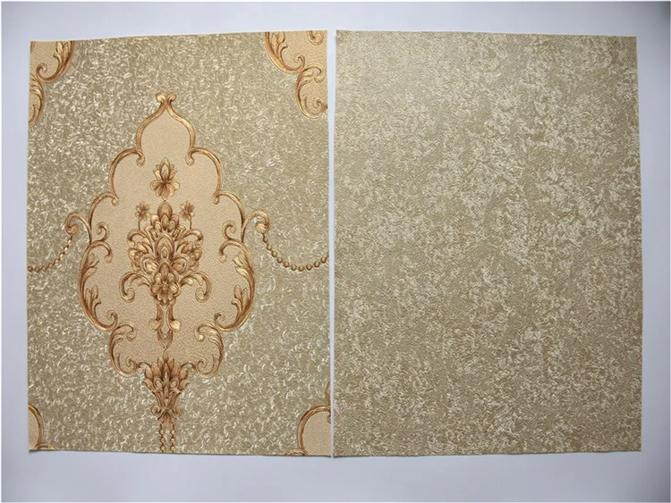 Chinese luxury classic damask style wallpaper for home bedroom living room walls decoration