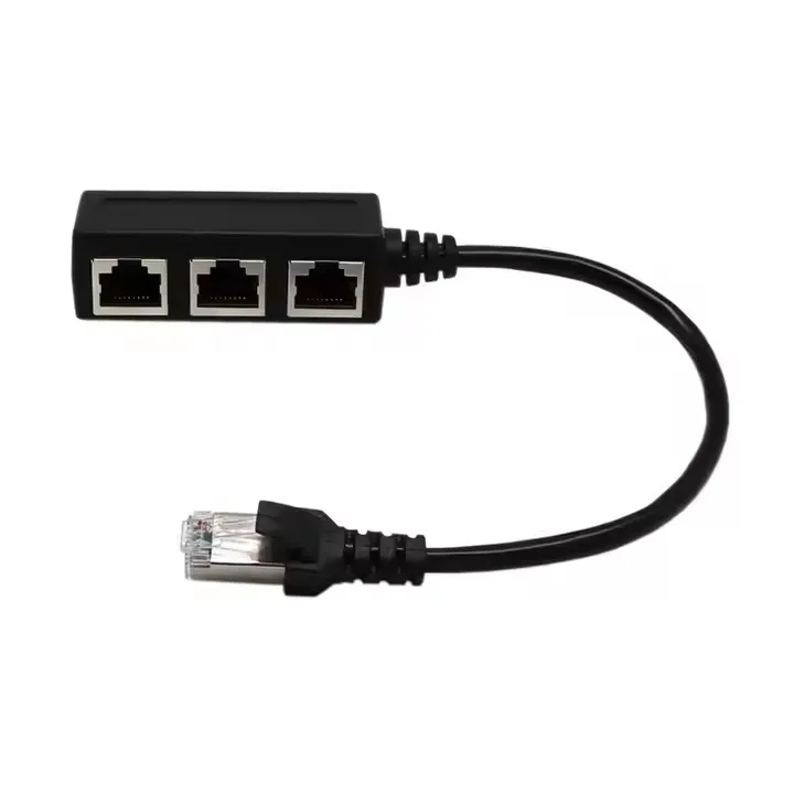 RJ45 Ethernet 1-3 порта LAN Splitter адаптер Кабельные сетевые разъемы