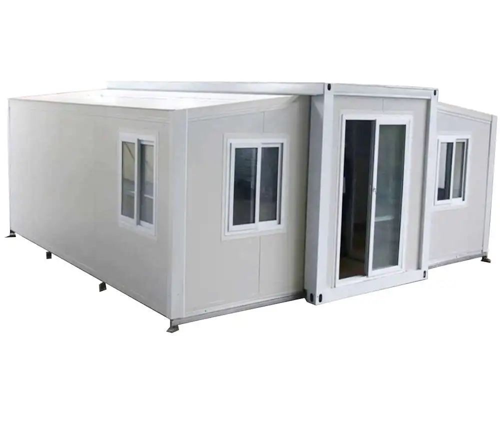 Расширяемый контейнер для гостиниц белый современный алюминиевый сплав двери ПВХ пол Q235/Q345 легкая стальная рама онлайн техническая поддержка