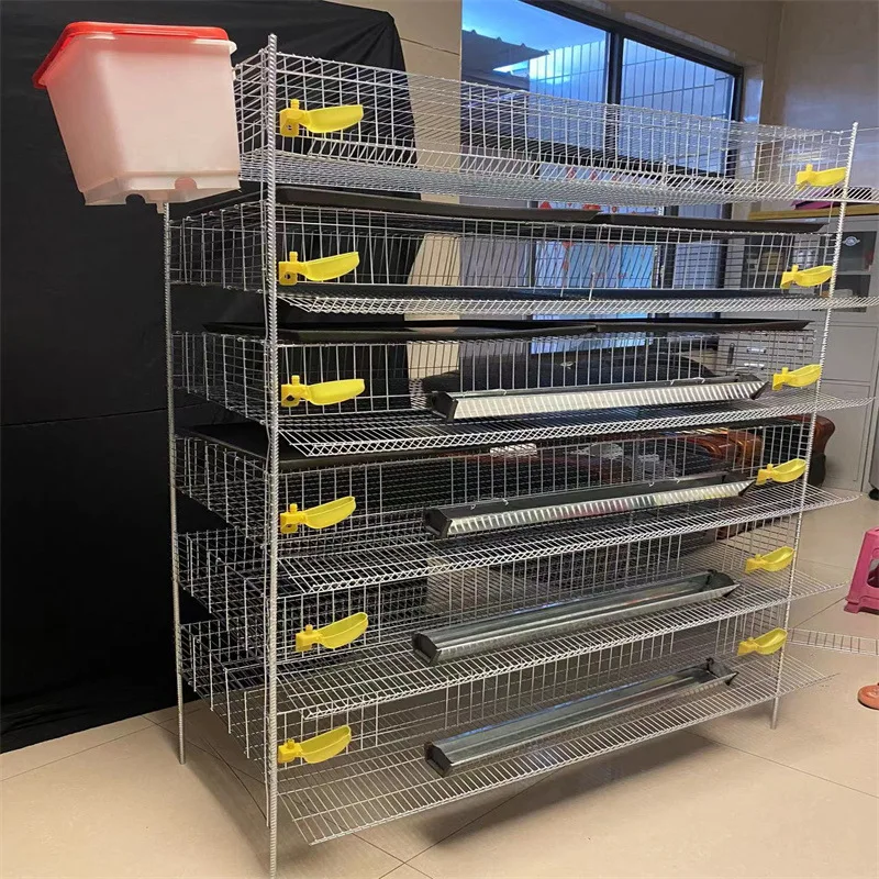 Китайские клетки для перепелов/перепелов, клетка для яиц с питанием Sysetm